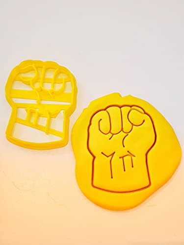 T3D Hulk Fist Cookie Cutter - Premium Baking Tool for Cakes Fondant