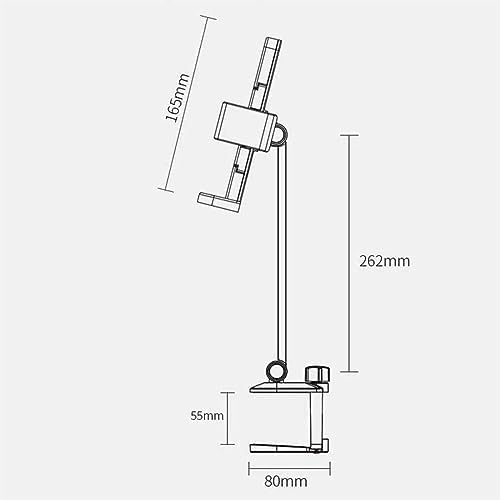 Adjustable Book Stand with Clamp 360 Rotating and 150 Angle