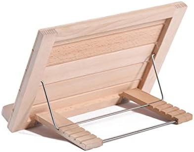 Adjustable Foldable Cookbook Stand with Page Clips