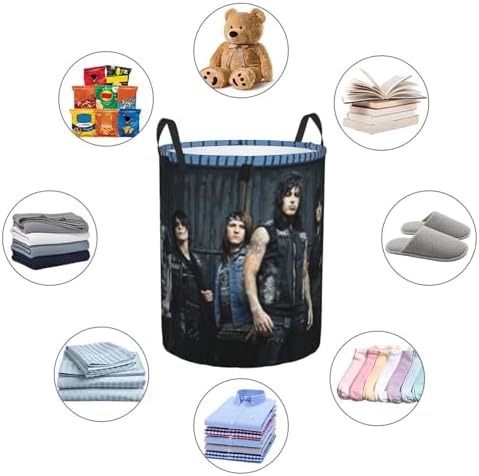 YGFDYH F-alling In Reverse Laundry Basket with Handles