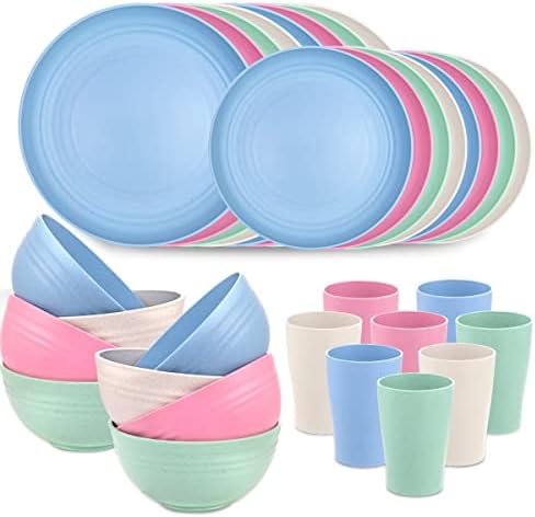 Supernal Wheat Straw Dinnerware Set 16pcs