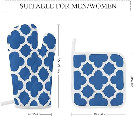 Curdesi 4PCS Oven Mitts and Pot Holders Set 1