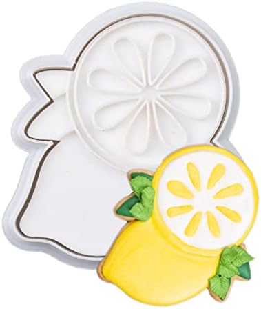 Flycalf Fruit Cookie Cutters with Plunger Stamps