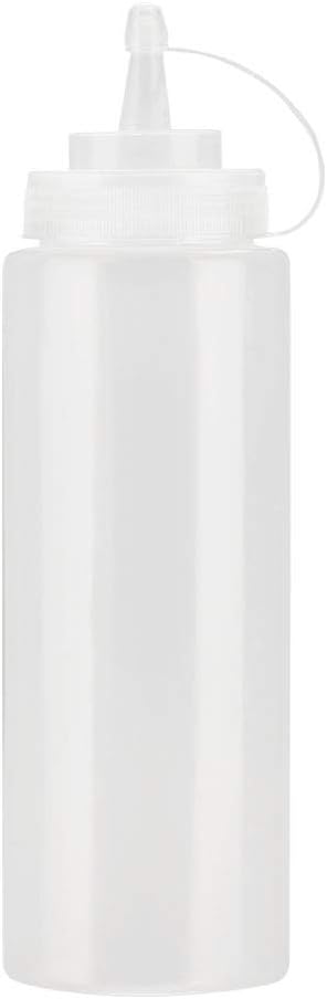 Uxcell 8oz Squeeze Bottle with Cap for Condiments and Kitchen Use