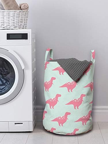 Ambesonne Dinosaur Laundry Bag - 13 x 19