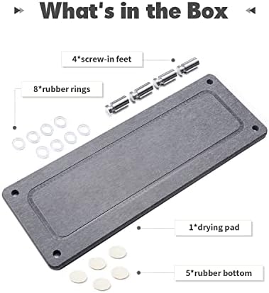 Johamoo Quick Dry Stone Sink Tray - Grey