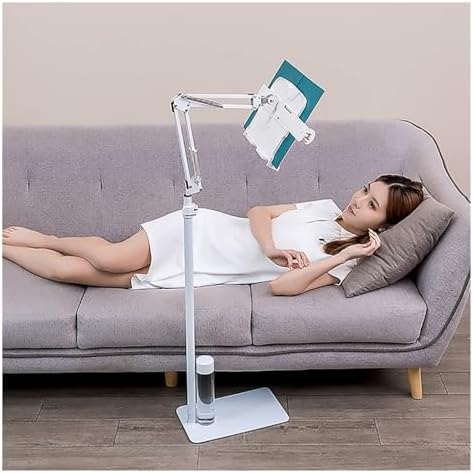 Adjustable Floor Stand for Tablet and Book Reading