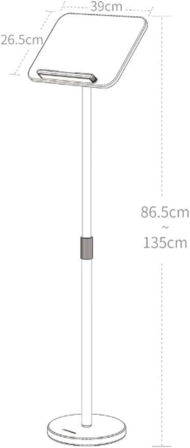 Adjustable Floor Stand Book Holder with 360 Rotating Base 1