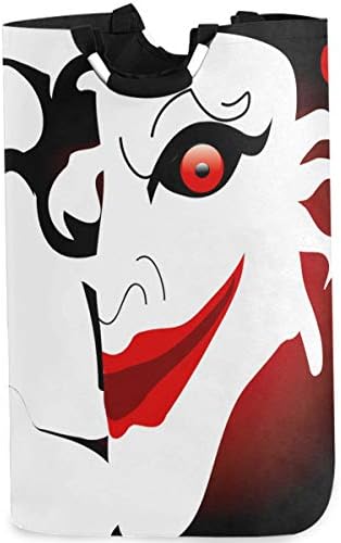 visesunny Funny Poker Laundry Hamper with Handle