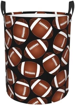 American Football Laundry Hamper with Handles - Large Collapsible
