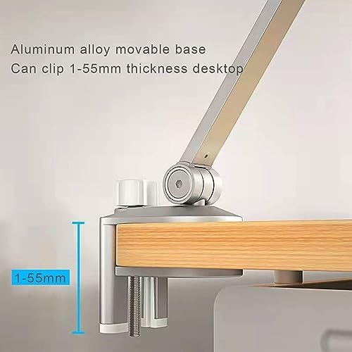 Adjustable Book Stand with Clamp 360 Rotating and 150 Angle