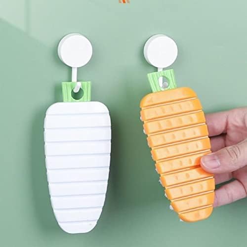 Qishing 3 Pack Flexible Fruit Veggie Brush