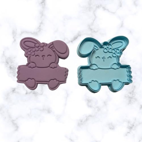 Easter Bunny Cookie Cutters 4 Designs for Baking