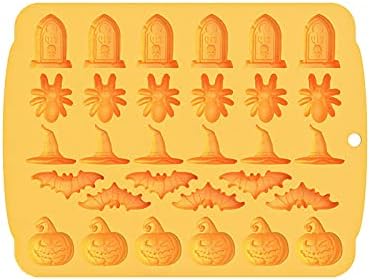 Junhcone Halloween Silicone Baking Molds 4 Colors