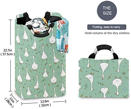 Susiyo Foldable Laundry Basket with Handles and Waterproof Interior 1