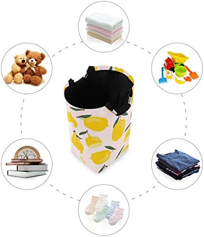 MOYYO Trendy Lemons Laundry Basket Foldable
