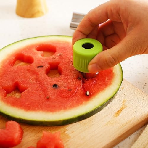 12Pcs Vegetable Cut Flower Mould Set for Kitchen