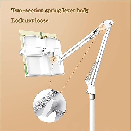 Adjustable Tablet Floor Stand for Comfortable Reading and Cooking 1