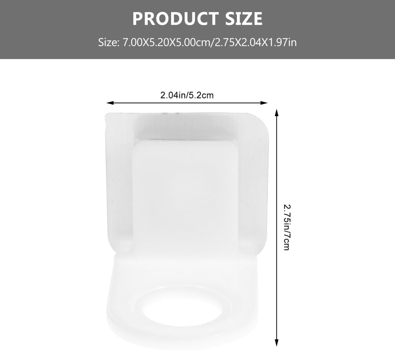Cabilock 20Pcs Traceless Shower Gel Hanging Racks