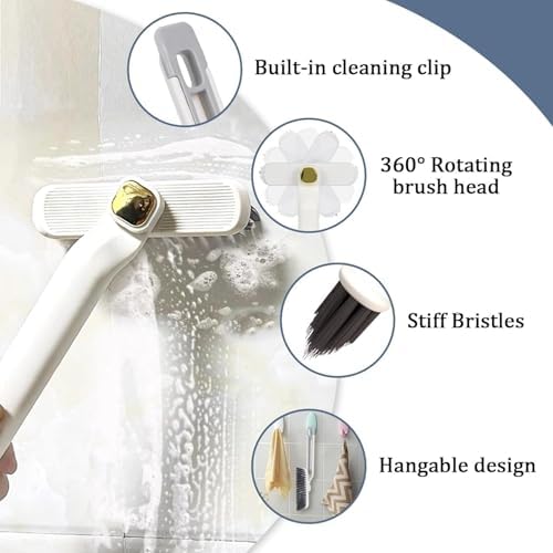 TKPARK 6PCS Hard Bristle Crevice Cleaning Brush Set
