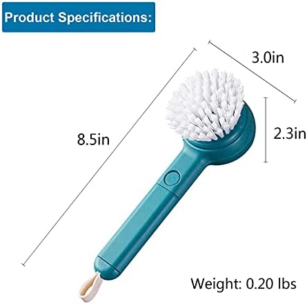 Ganganmax Vegetable Cleaner Brush with Peeler 2-in-1 Green