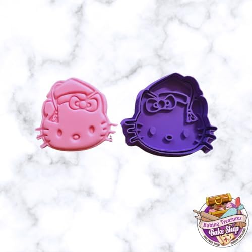 Graduation Cookie Cutters with HK KITTY Stamp Set