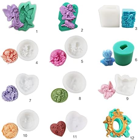 Junhcone Cookie Cutter Fondant Cake Mold Cute Angel Food-Grade Silicone