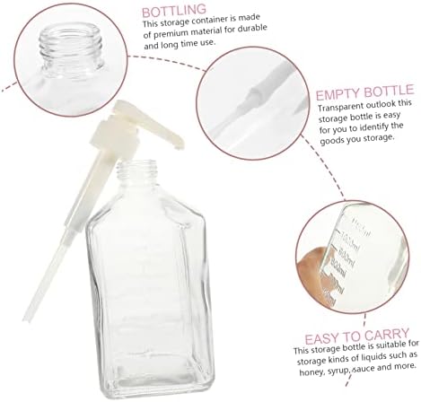 PRETYZOOM Condiment Squeeze Bottles for Honey Syrup Kitchen Use