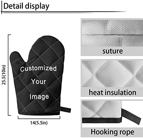 Upetstory Snowman Oven Mitts Set of 2