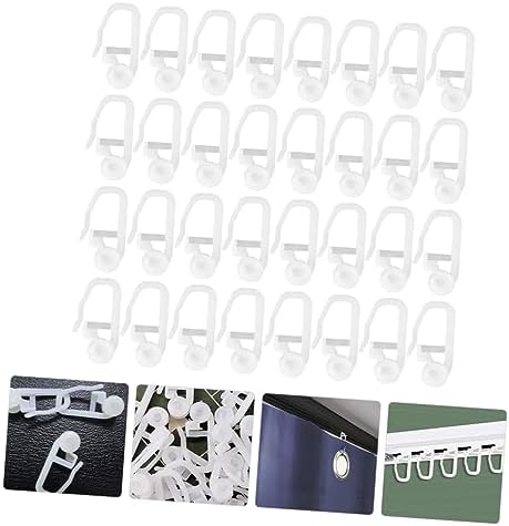 LIFKOME 50pcs Shower Curtain Hooks