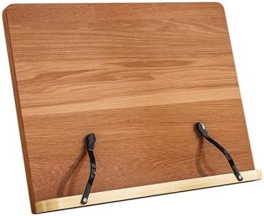 Wooden Floor Stand Book Holder for Kitchen Office