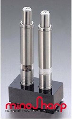 EBM SP135W One-Hand Salt and Pepper Mill Set Silver