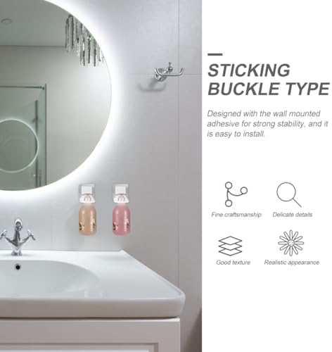 Cabilock 20Pcs Traceless Shower Gel Hanging Racks