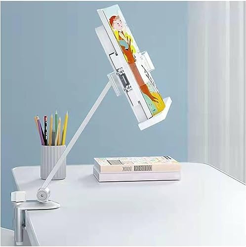 Adjustable Book Stand with Clamp 360 Rotating and 150 Angle