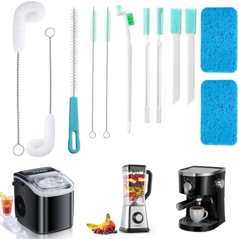 Orizizhic 12Pcs Ice Maker Cleaning Brush Set