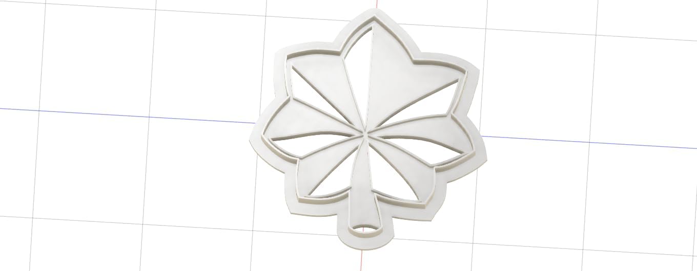Doughboys Attic 3D Printed Cookie Cutter Green Rank Insignia