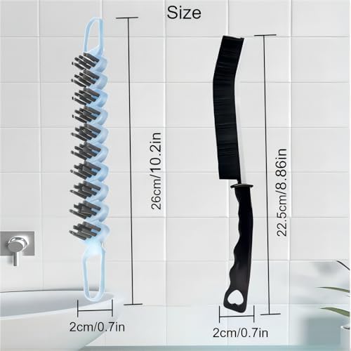 POPGIO 2 Pcs Crevice Flexible Cleaning Brushes 1