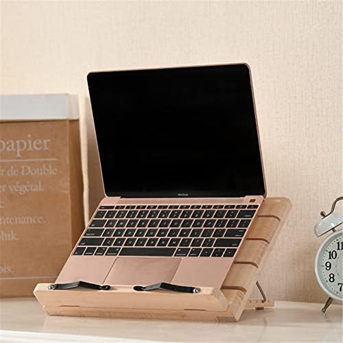 Adjustable Foldable Cookbook Stand with Page Clips