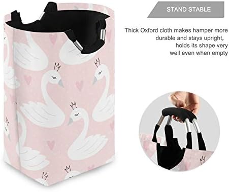 Susiyo Swan Princess Foldable Laundry Basket