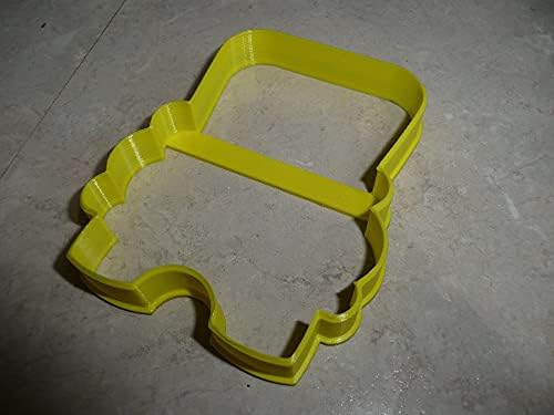 YNGLLC School Bus Cookie Cutter 1 Piece Yellow Made in USA