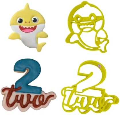 Hearts Treasure Baby Shark Cookie Cutters 2 Pack 1