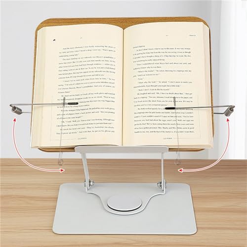 Adjustable Floor Stand Book Holder for Kitchen and Office Use
