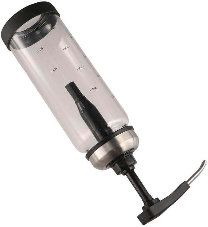 Glass Sauce Squeeze Bottle with Stainless Steel Spout 300ML 1