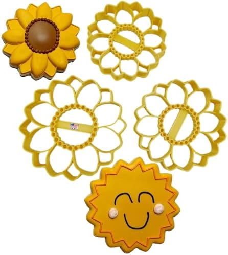 Hearts Treasure Sunflower Cookie Cutters 3 Pack 1