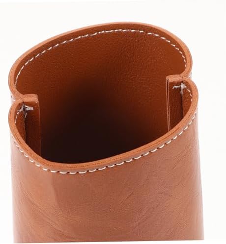 Zerodeko 4pcs PU Leather Beer Can Cooler Set
