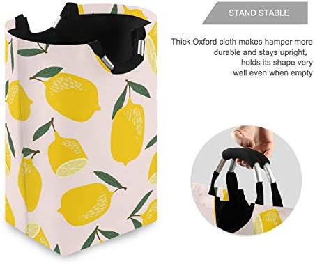 MOYYO Trendy Lemons Laundry Basket Foldable
