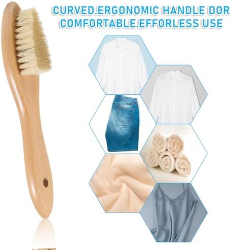 Ouligay Soft Bristle Laundry Stain Brush for Delicate Fabrics
