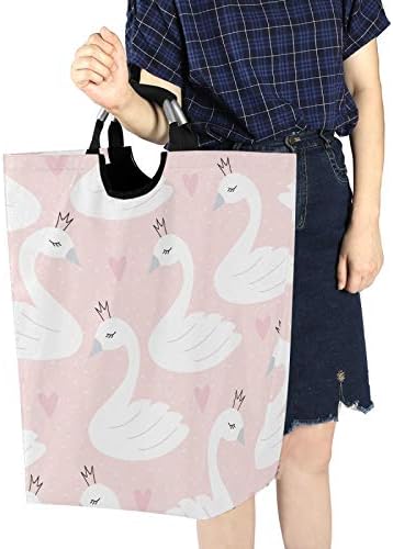 Susiyo Swan Princess Foldable Laundry Basket
