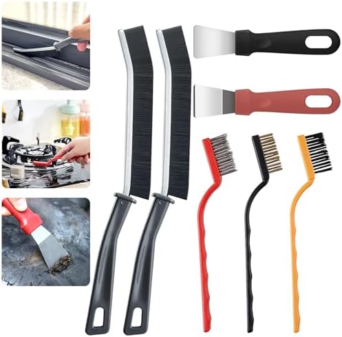 FXHDC-M 7pcs Hard Bristle Crevice Cleaning Brush Set