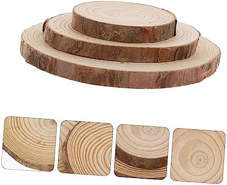 MAGICLULU 9 Pcs Wooden Coasters with Scented Candle Holders
